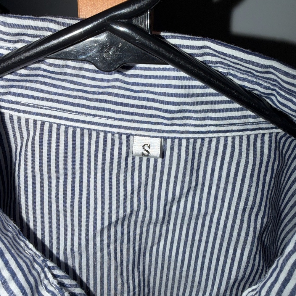 Women’s Striped Button-Up Shirt - Picture 2 of 5